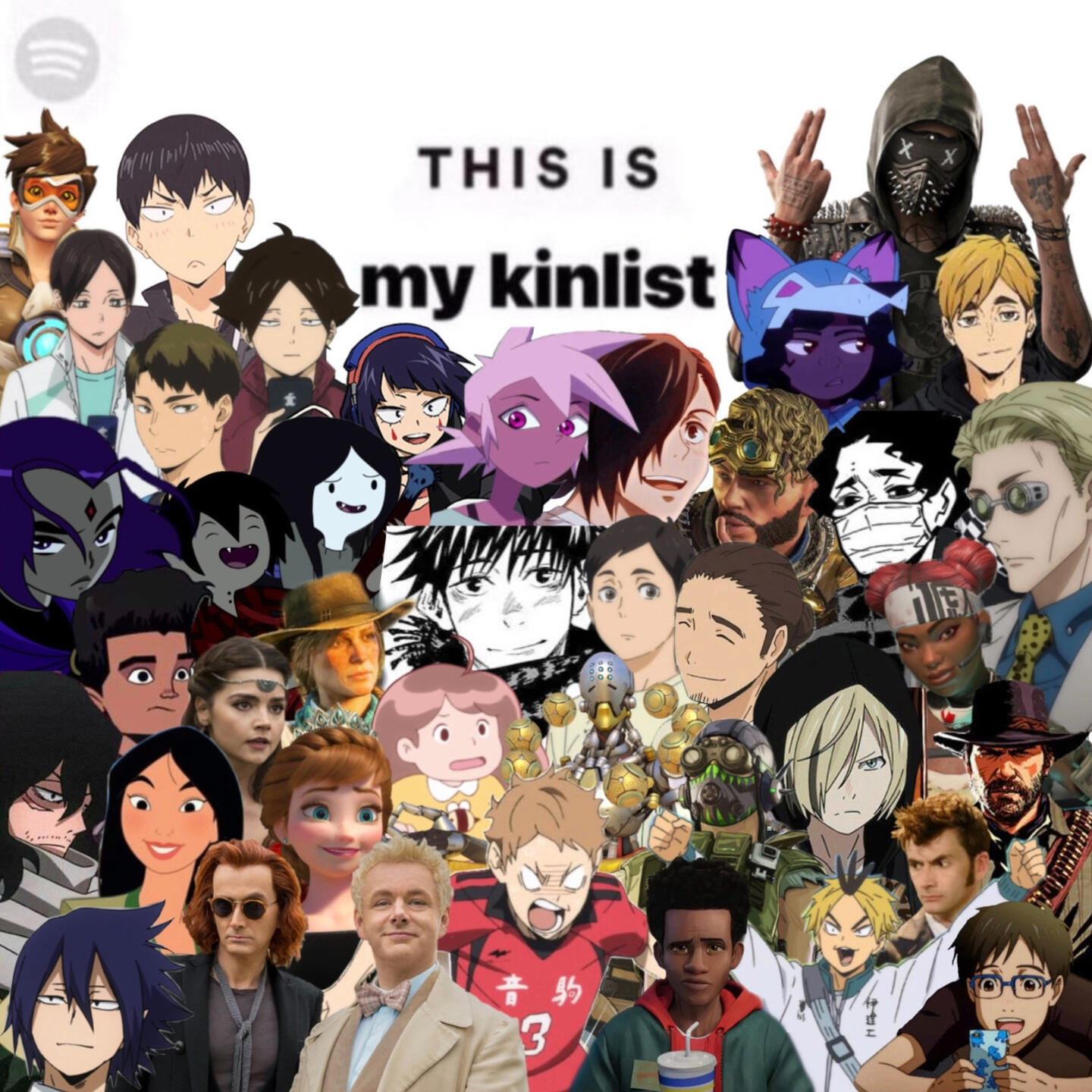 a photo containing all of my kins