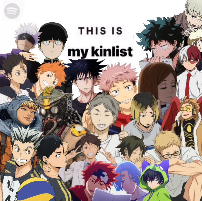a photo containing all of my kins